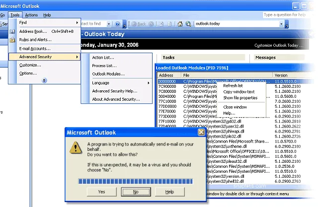 Advanced Security for Outlook スクリーンショット 1