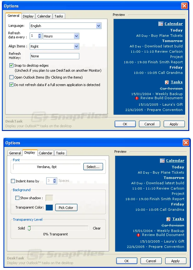 Desktask スクリーンショット 2