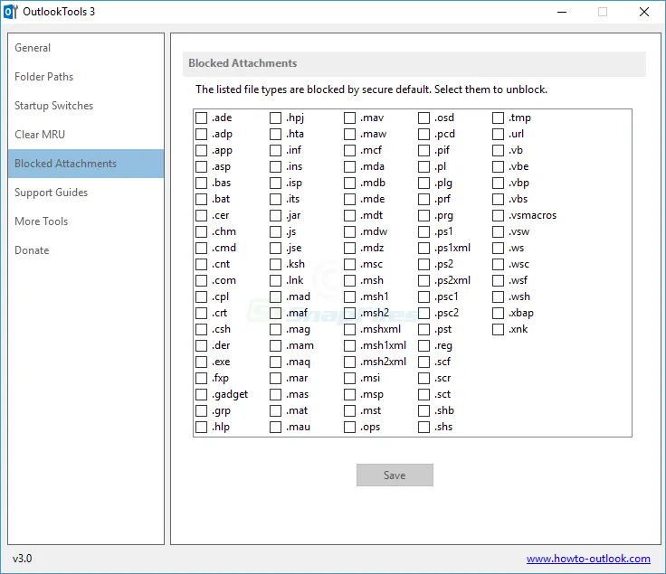 OutlookTools スクリーンショット 2