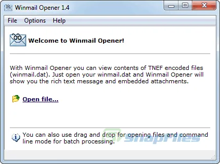 Winmail Opener スクリーンショット 1