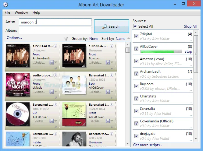 Album Art Downloader XUI スクリーンショット 1