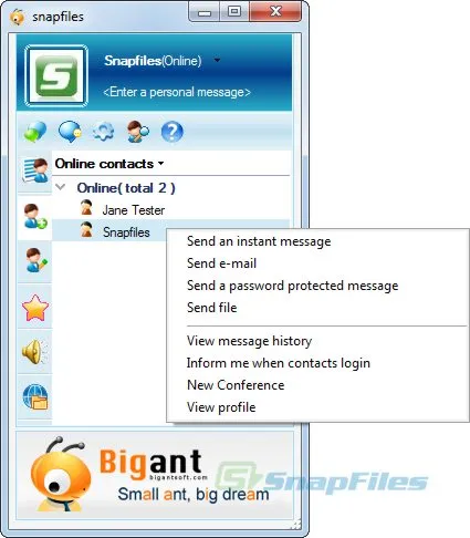 BigAnt Office Messenger スクリーンショット 1