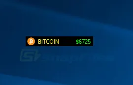 BITCOIN ticker スクリーンショット 1