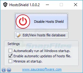 HostsShield スクリーンショット 2