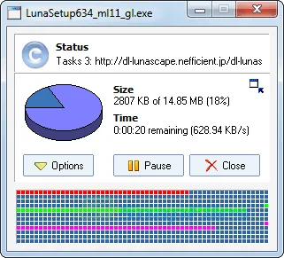 LeechGet 2009 スクリーンショット 2