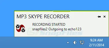 MP3 Skype Recorder スクリーンショット 2