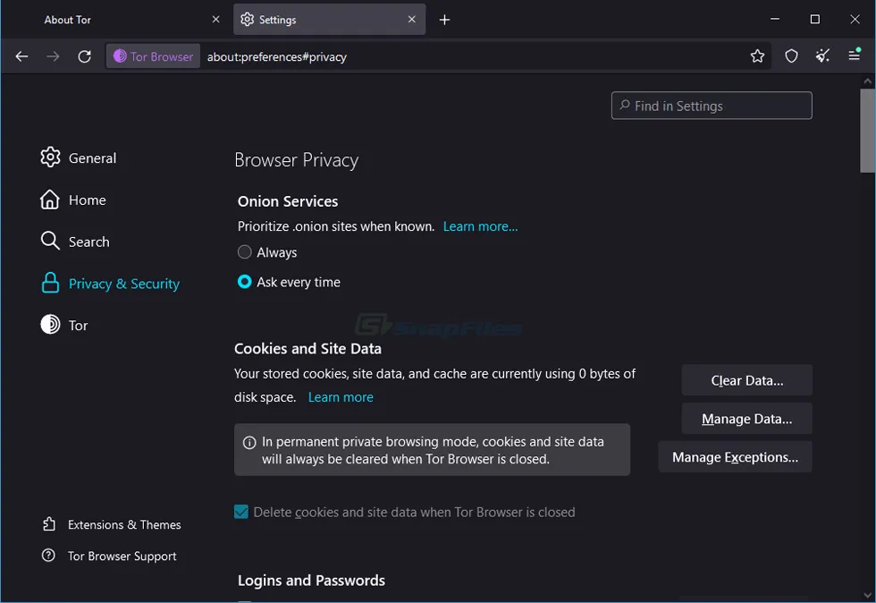 Tor Browser スクリーンショット 2