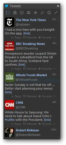Tweetz Desktop スクリーンショット 1