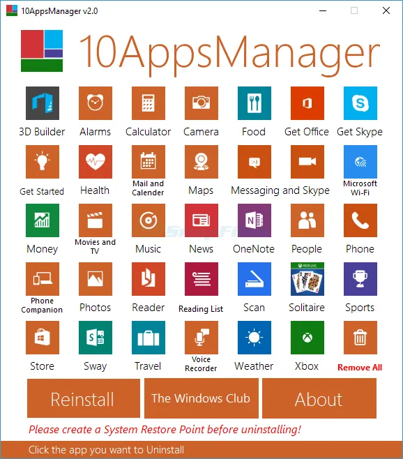 10AppsManager スクリーンショット 1