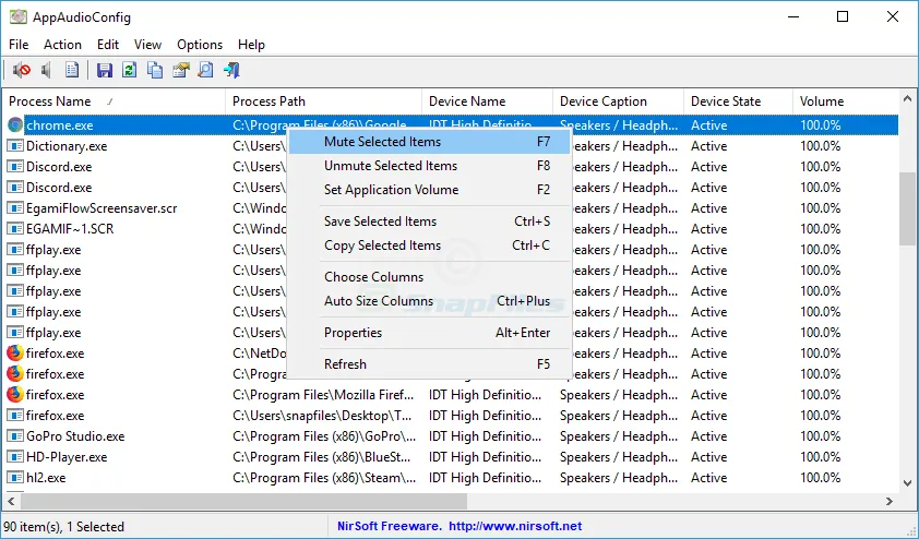 AppAudioConfig スクリーンショット 1