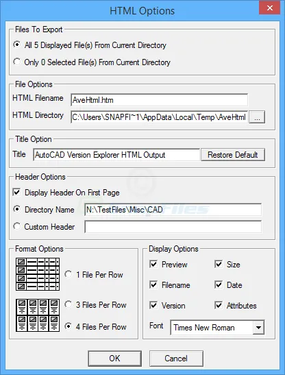 AutoCAD Version Explorer スクリーンショット 2