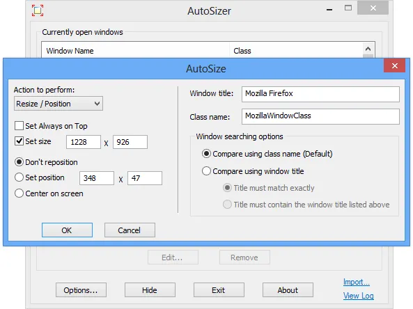 AutoSizer スクリーンショット 2