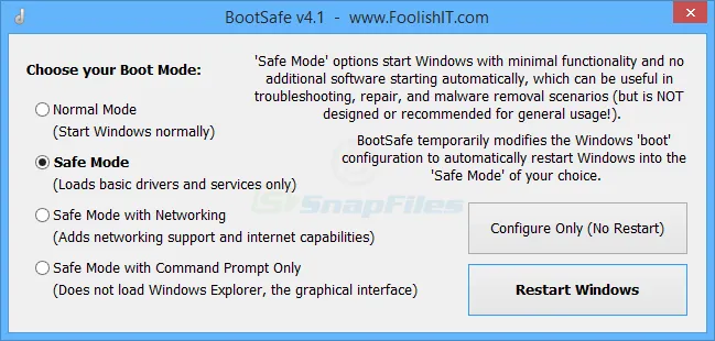 BootSafe スクリーンショット 1