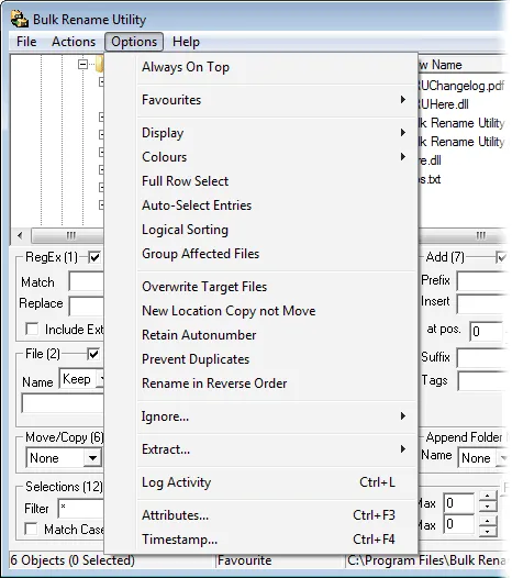 Bulk Rename Utility スクリーンショット 2