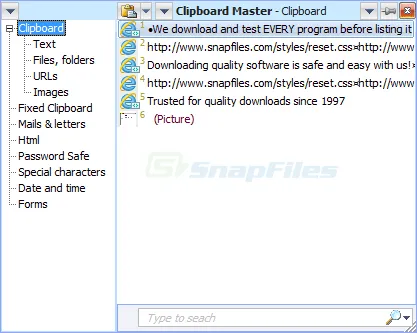 Clipboard Master スクリーンショット 1