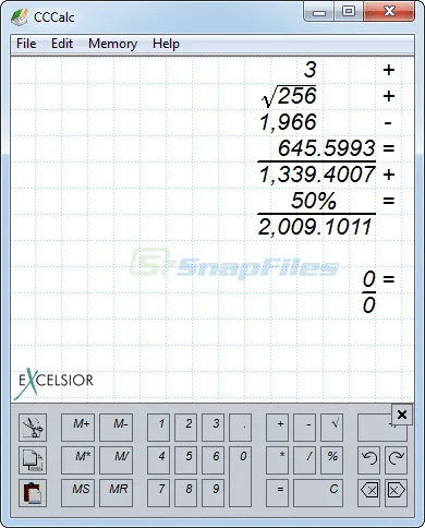 CCCalc スクリーンショット 1