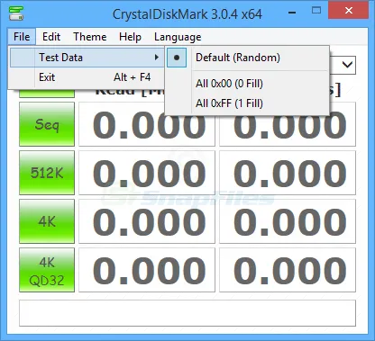 Crystal DiskMark スクリーンショット 2