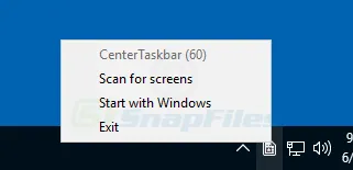 CenterTaskbar スクリーンショット 2