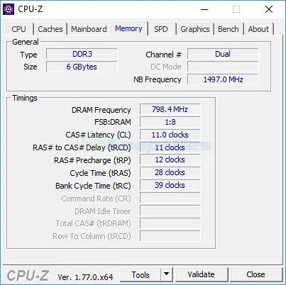 CPU-Z スクリーンショット 2