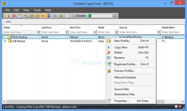 Cyotec CopyTools スクリーンショット 1