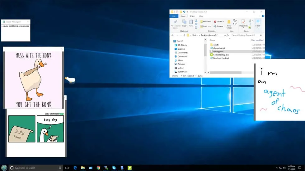 Desktop Goose スクリーンショット 2