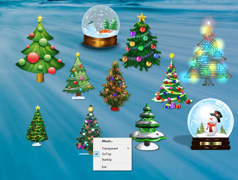 Desktop Christmas Trees スクリーンショット 1