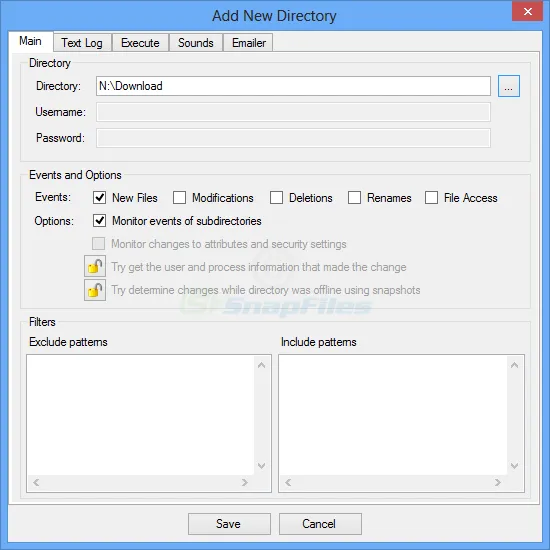 Directory Monitor スクリーンショット 2