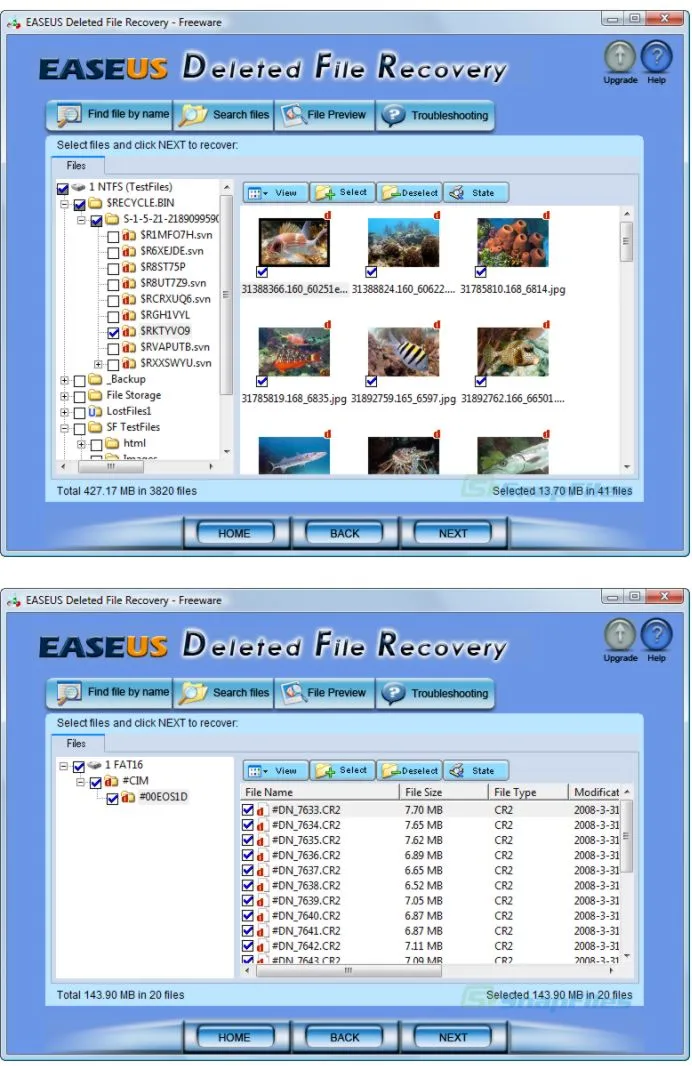 EaseUS Deleted File Recovery スクリーンショット 2