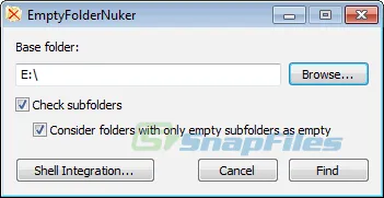 Empty Folder Nuker スクリーンショット 2