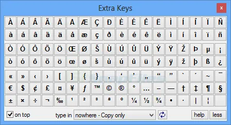 Extra Keys スクリーンショット 2