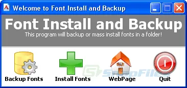 Font Install & Backup スクリーンショット 1