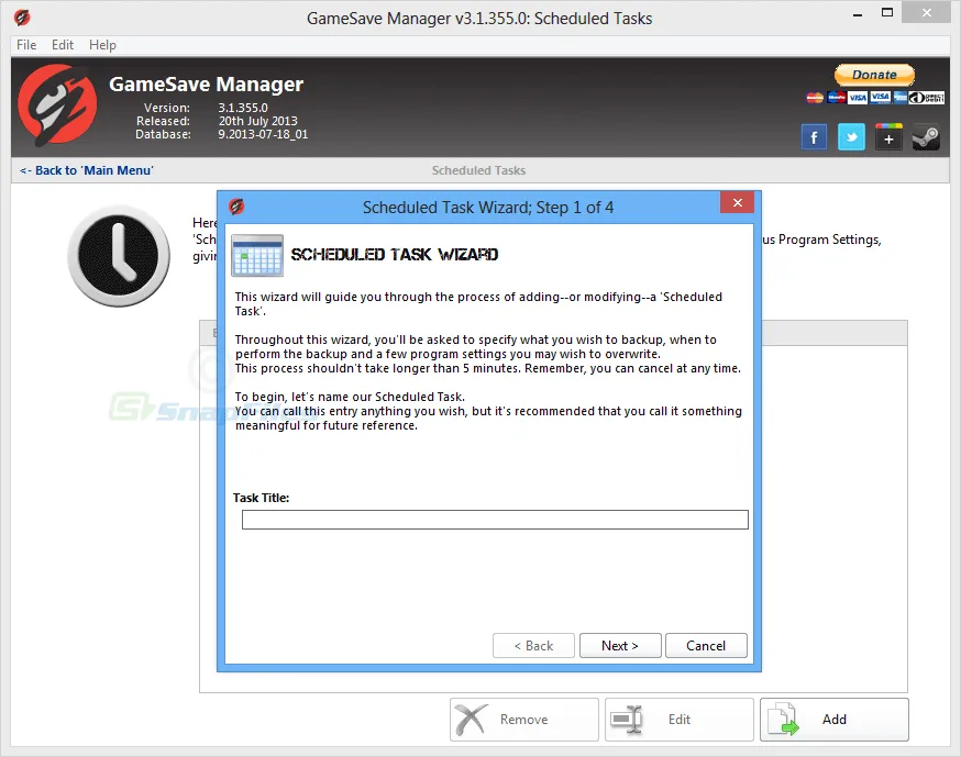 GameSave Manager スクリーンショット 2