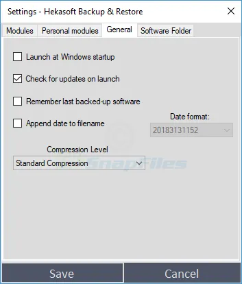 Hekasoft Backup & Restore スクリーンショット 2