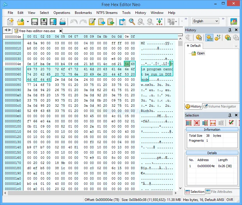 Free Hex Editor Neo スクリーンショット 1