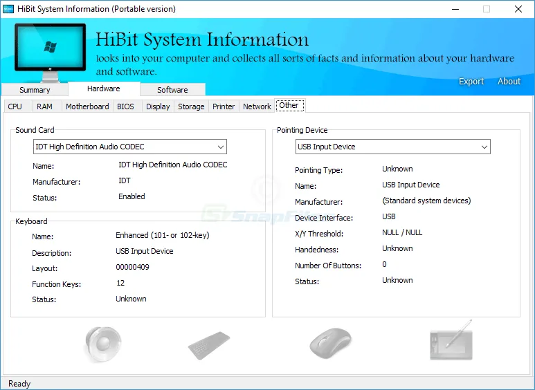 HiBit System Information スクリーンショット 2