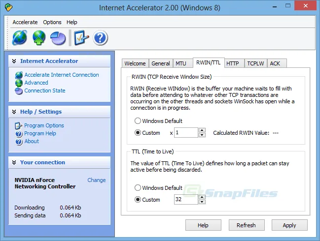 Pointstone Internet Accelerator スクリーンショット 2