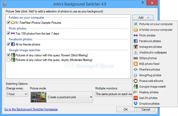 John`s Background Switcher スクリーンショット 1