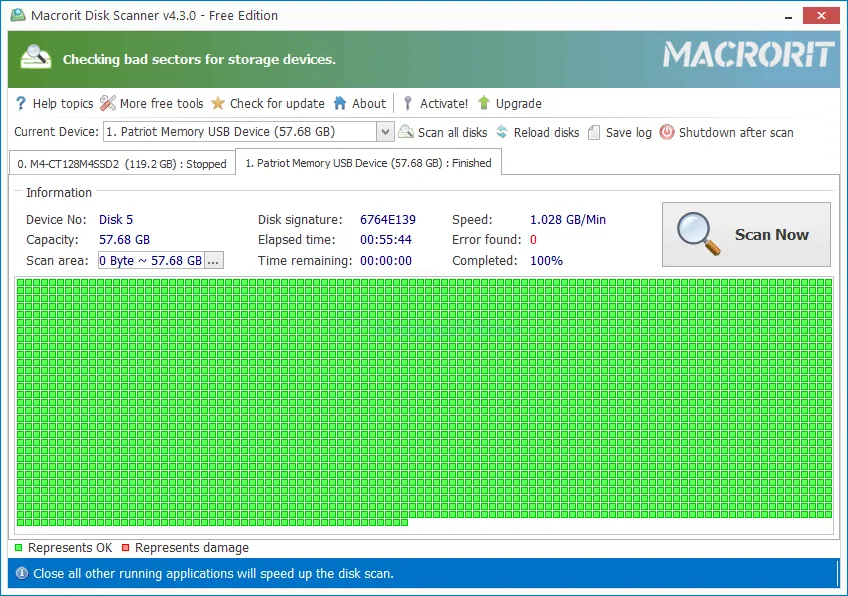 Macrorit Disk Scanner Free スクリーンショット 1
