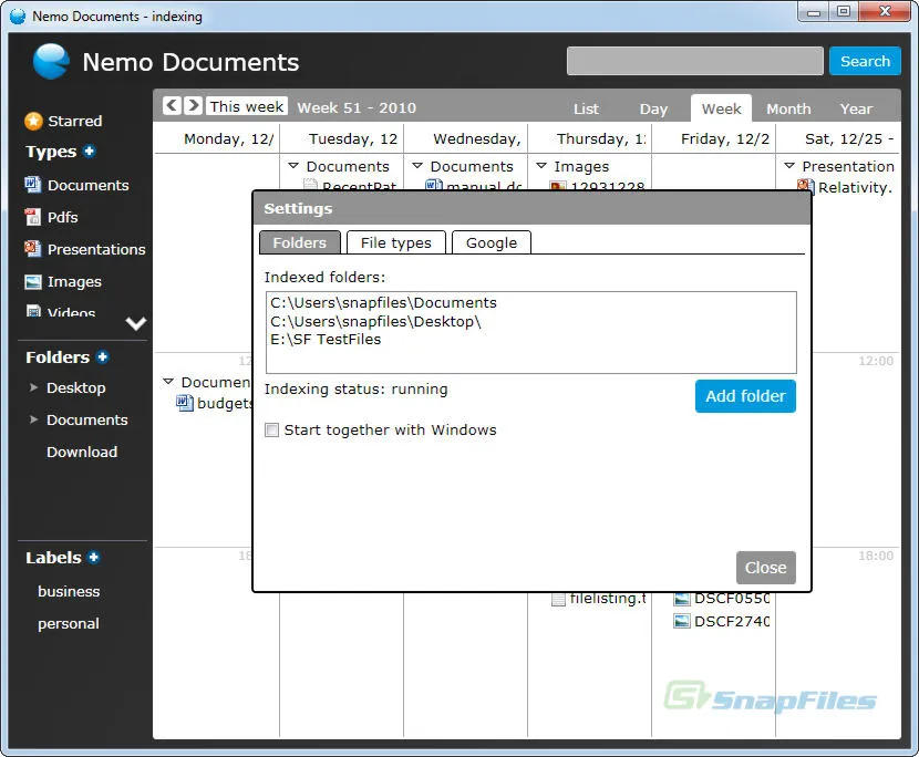 Nemo Documents スクリーンショット 2