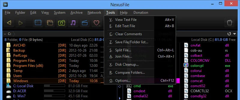 NexusFile スクリーンショット 2