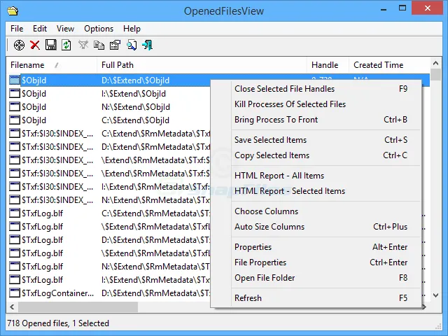 OpenedFilesView スクリーンショット 1