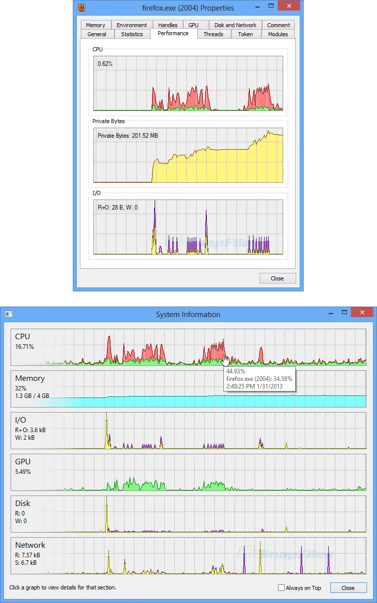 Process Hacker スクリーンショット 2