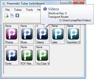 Pneumatic Tubes File Router スクリーンショット 1