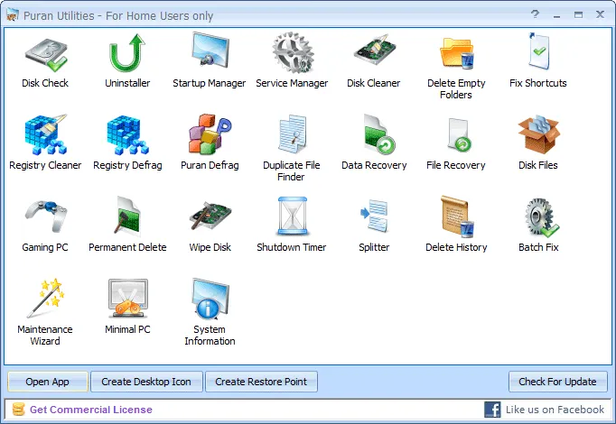 Puran Utilities スクリーンショット 1