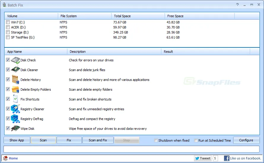 Puran Utilities スクリーンショット 2