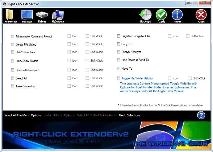 Right-Click Extender スクリーンショット 1