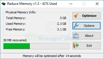 Reduce Memory スクリーンショット 2