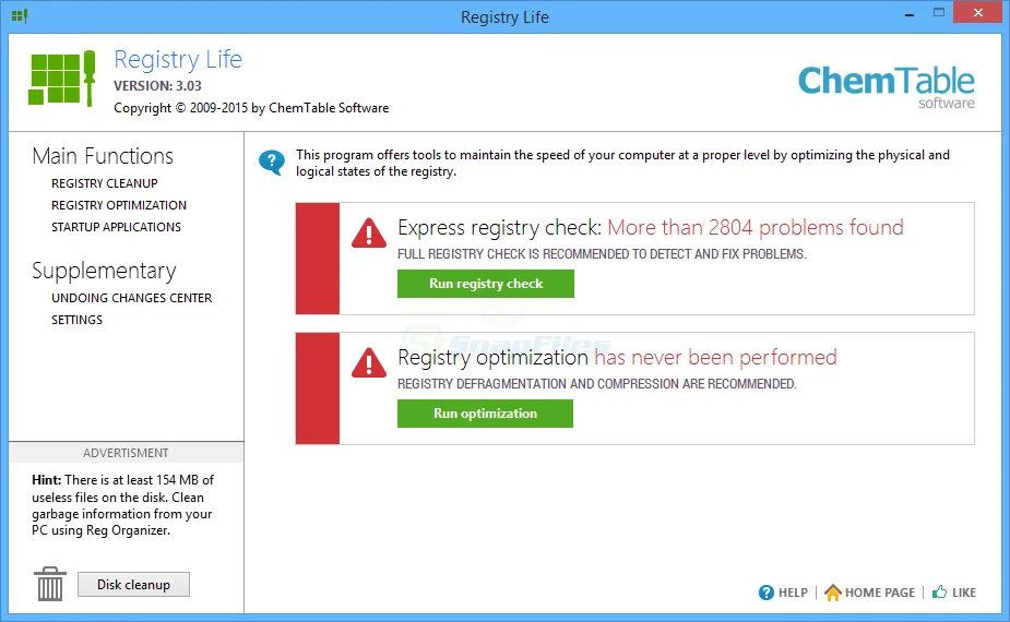 Registry Life スクリーンショット 1