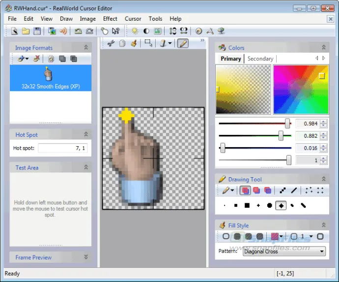RealWorld Cursor Editor スクリーンショット 1