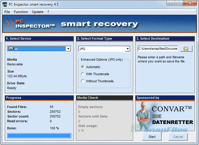 PC Inspector Smart Recovery スクリーンショット 1